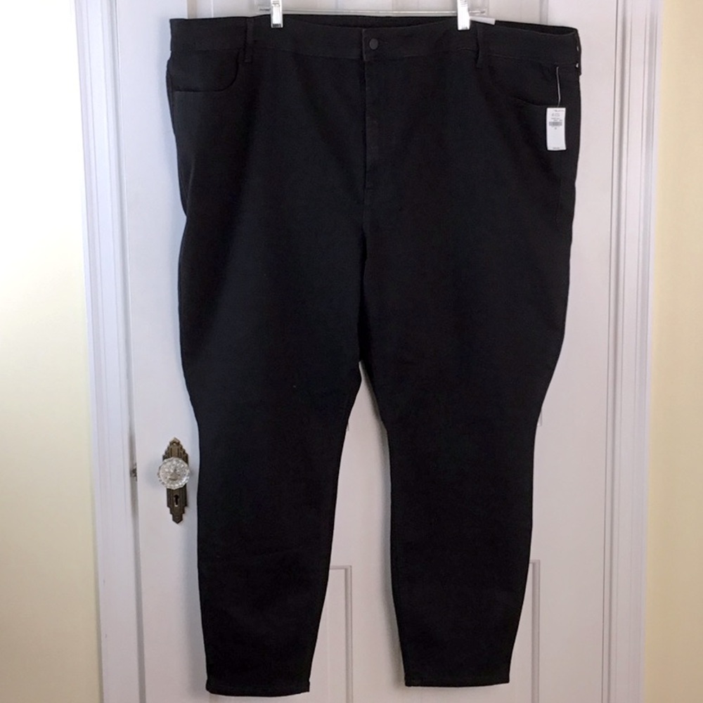 Old Navy Women’s High Rise Skinny Jeans Plus Size 28 Black